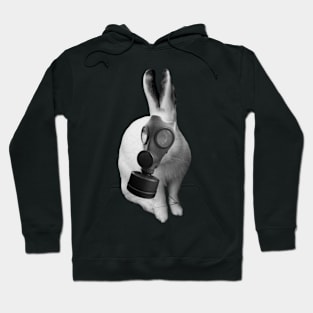 gasmask rabbit Hoodie